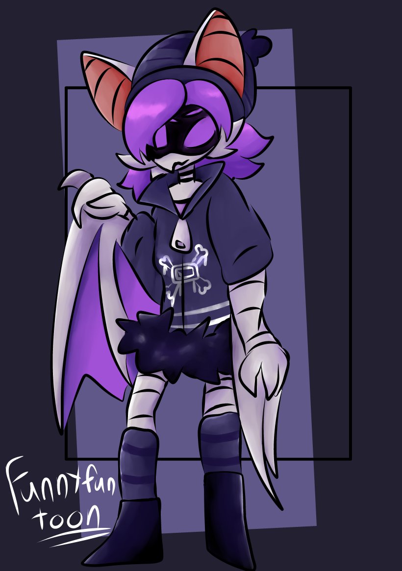 Funnyfuntoon's tweet photo. Uzi bat #murderdrones #murderdronesfanart https://t.co/44dxkK4UiB