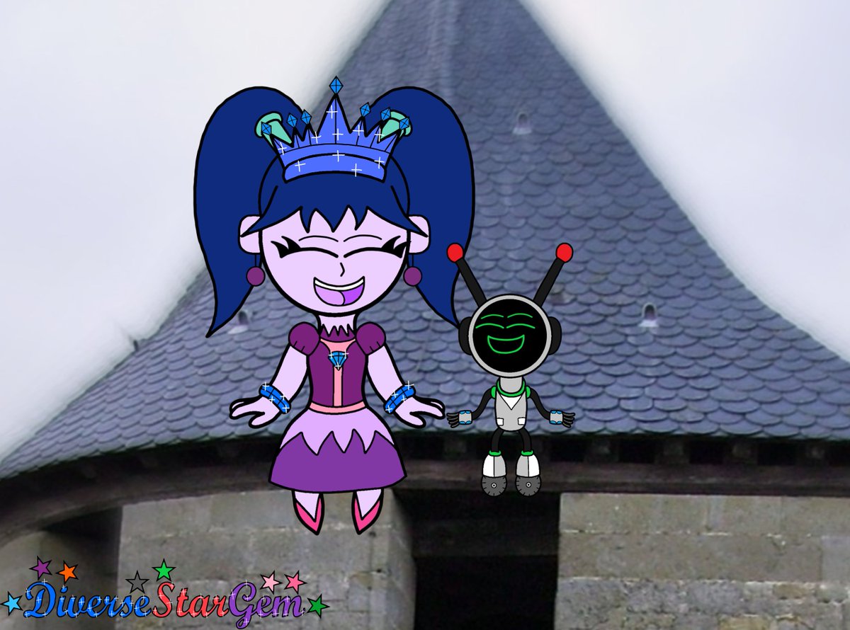 DiverseStarGem's tweet photo. (OC ART)

Good times, bad times, nothing can shatter the everlasting friendship between a princess and a machine 💎💖🤖

#oc #ocartist #artistontwitter #digitalart #digitalartist #artwork #paint3d #diversesuperstars https://t.co/bJpe1mxgA0