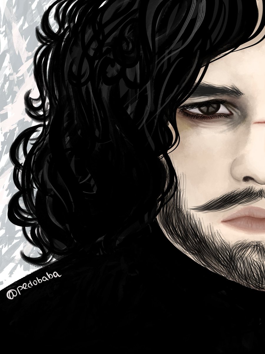 Yana_Rainer's tweet photo. How do you like this transformation of Jon Snow into Jean Moreau?😅 
But honestly, Jon's beard totally knocked me off my feet! I thought drawing hair was torture, but drawing a man's facial hair... that's like nine levels of hell!!!

#jeanmoreau #aftg #art #jonsnow #gameofthrones https://t.co/ZdF7EANNxo