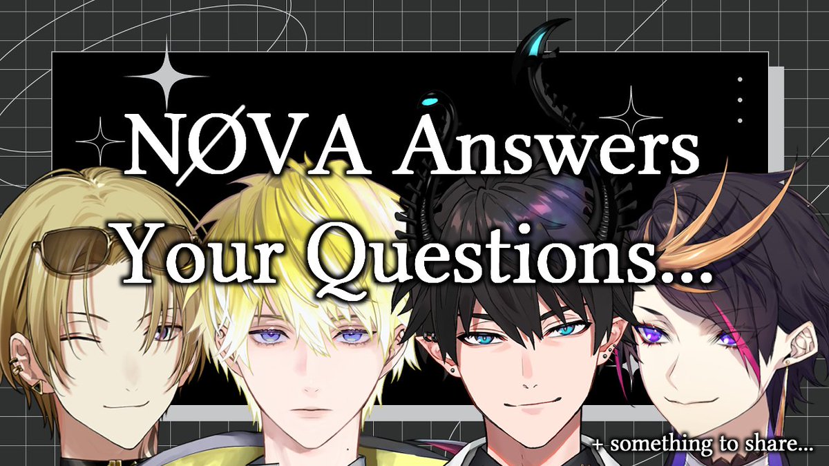 shu_yamino's tweet photo. 🚀NØVA Collab🪐

wow... we answer...
+ something to share...

⏰10:00 JST | 1:00 GMT | 21:00 EDT
https://t.co/QZFzGZVxwg https://t.co/PCmu05w5S4