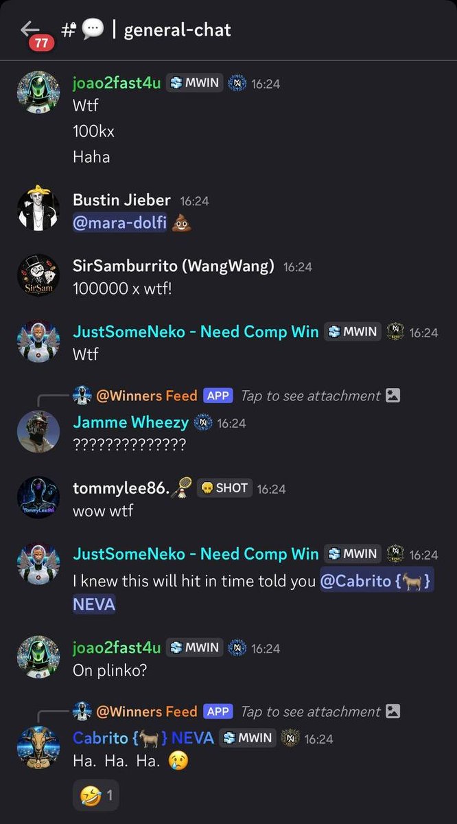 SamuelXeus's tweet photo. Wow one of you listened to me…

Somebody in the @MetaWin discord just turned $0.50 into $50k

All of you should go deposit on https://t.co/lRQFGfEPHi right now before it’s too late

Everyone who plays there gets part of their $1M drop this month

Which means you get a chance to hit a win like this, knowing you earn part of the $1M

Comment your wallet, I’ll give one of you $250 so you can go play