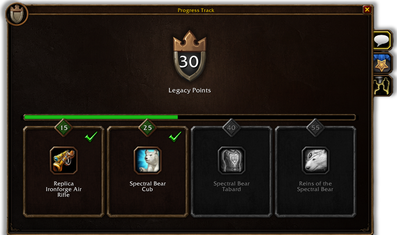 Wowhead's tweet photo. The Legacy system is brand new in World of Warcraft: Forever, allowing you to earn perks and cosmetic rewards!

#Forever #Warcraft 

https://t.co/EHg1TeH04c https://t.co/0DLti4hBs0