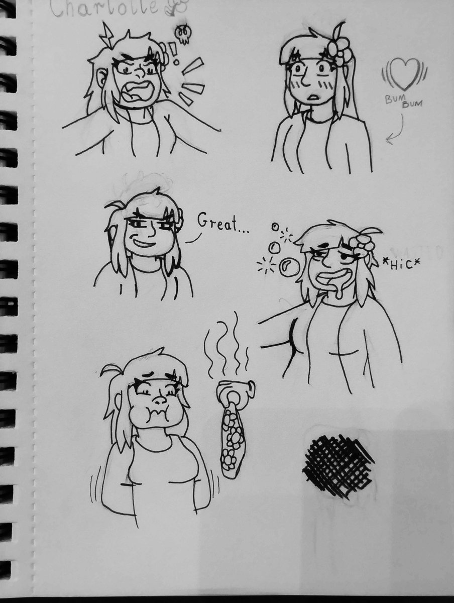 NamingtonF60047's tweet photo. Some more sketches of Frankie, Ginger (@agergicspiders ), Charlotte and Horse Pistachio (Pantsu-Yanksu on DA) https://t.co/90Bqo8xQrj