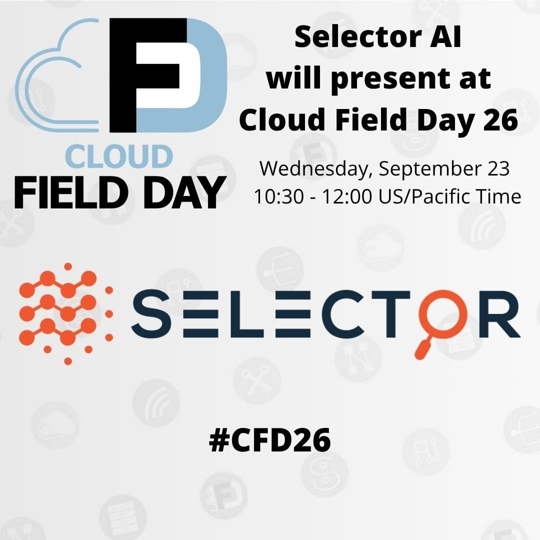 TechFieldDay's tweet photo. Cloud Field Day 26 #CFD26 continues in just 30 minutes! ๐
Watch @SelectorAI ๐ด LIVE at 10:30 AM PT on YouTube, LinkedIn, or on our website.
๐ป https://t.co/YgkNO1SZoo
๐น https://t.co/iiGm8libUQ
@DemitasseNZ @TechFieldDay #CFD26 #CloudPlatform #AI https://t.co/B1bYolfZ0g