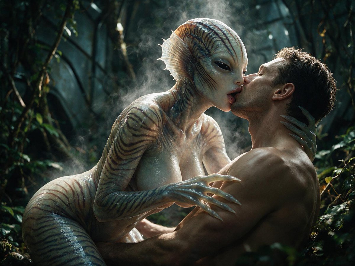 Xeno_lust's tweet photo. Otherworldly Romance https://t.co/pOmAphcyly