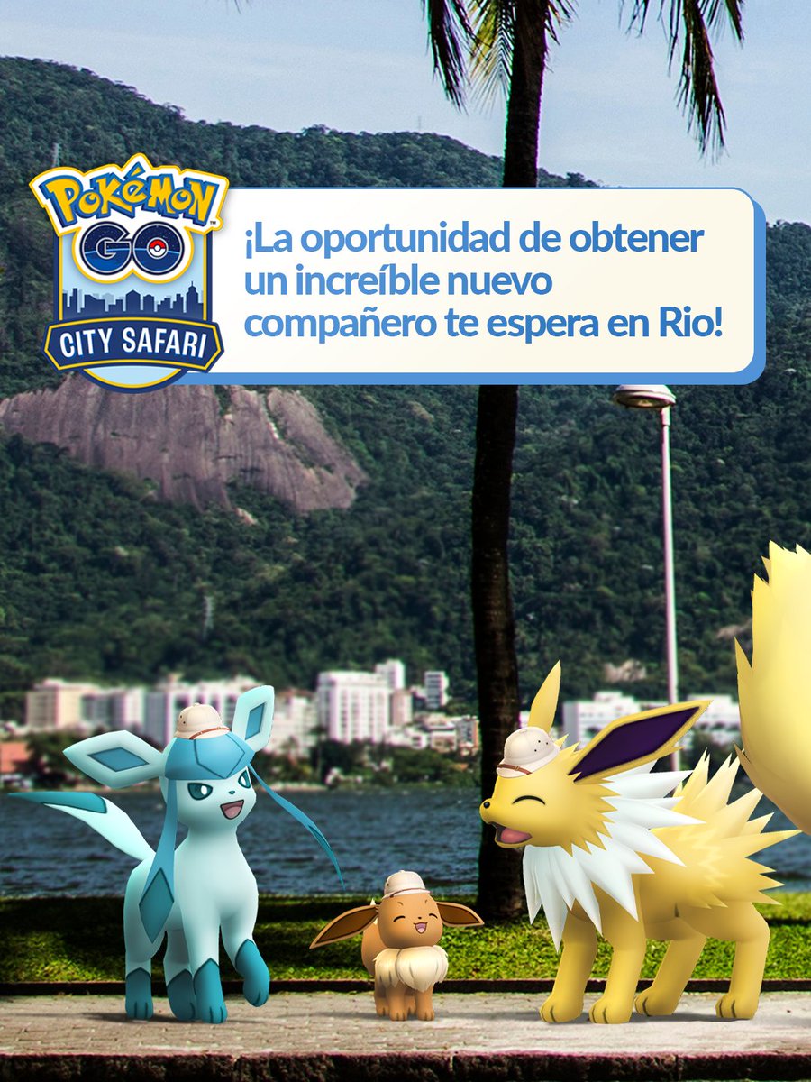 PokemonGoAppLA's tweet photo. ¡Eevee y todas sus evoluciones estarán acá! 🥰 https://t.co/g4aCtcbGWR