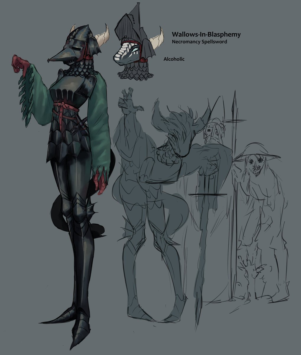 badasskobold's tweet photo. argonian necromancer spellsword https://t.co/E6SRIOAFId