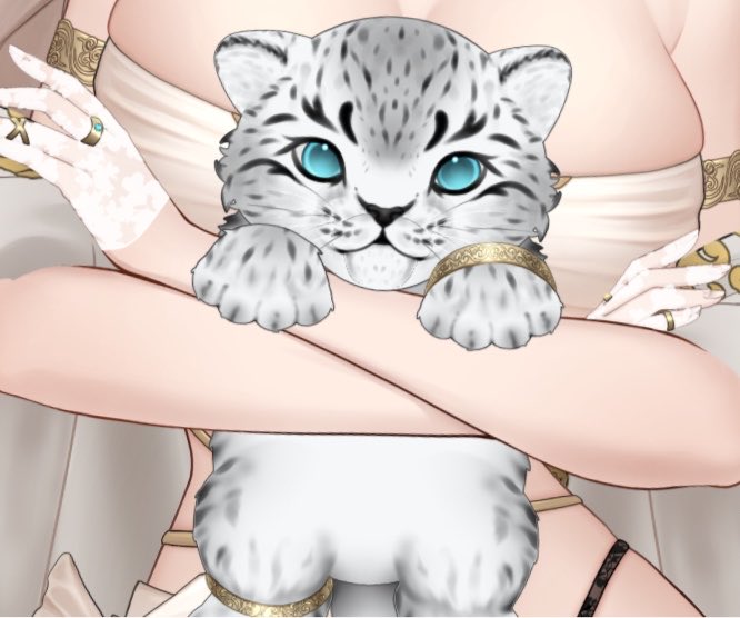 _hibavt's tweet photo. @NakiVT Hope that everything lightens soon nakiii🩵🩵 Rune (my snow leopard) wishes you well🩵 https://t.co/1OdFijpFGc