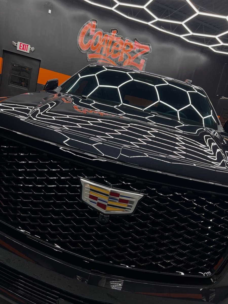 denninelso30543's tweet photo. This 2026 Escalade ESV Platinum Sport now has our 3-Year CZ GOLD Protection Package: Front End PPF and Ceramic Coating for elite gloss and serious defense. Call 813-467-8149 or visit CoaterZ, 16235 N Florida Ave, Lutz, FL 33549. https://t.co/AEHoNfDNrc