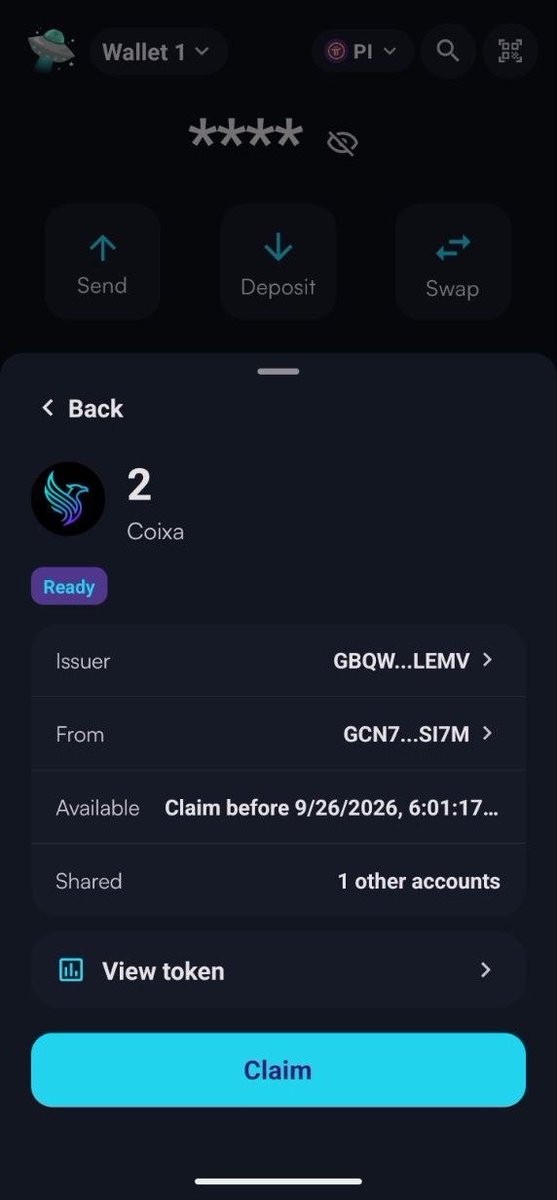 CoixaFi's tweet photo. $Coixa Testnet Airdrop is now being distributed!

We’ve already distributed $Coixa to 5,000+ wallets on Pi Testnet, and distribution is still ongoing in batches.

You can claim yours using the new balance claiming feature in Coixa.

To claim:
• Open Coixa
• Go to Portfolio
• Tap Claim
• Confirm and claim your $Coixa 

The claimable balance expires in 3 days

Haven’t received yours yet? No worries, distribution is still ongoing, and your wallet will be processed in an upcoming batch.