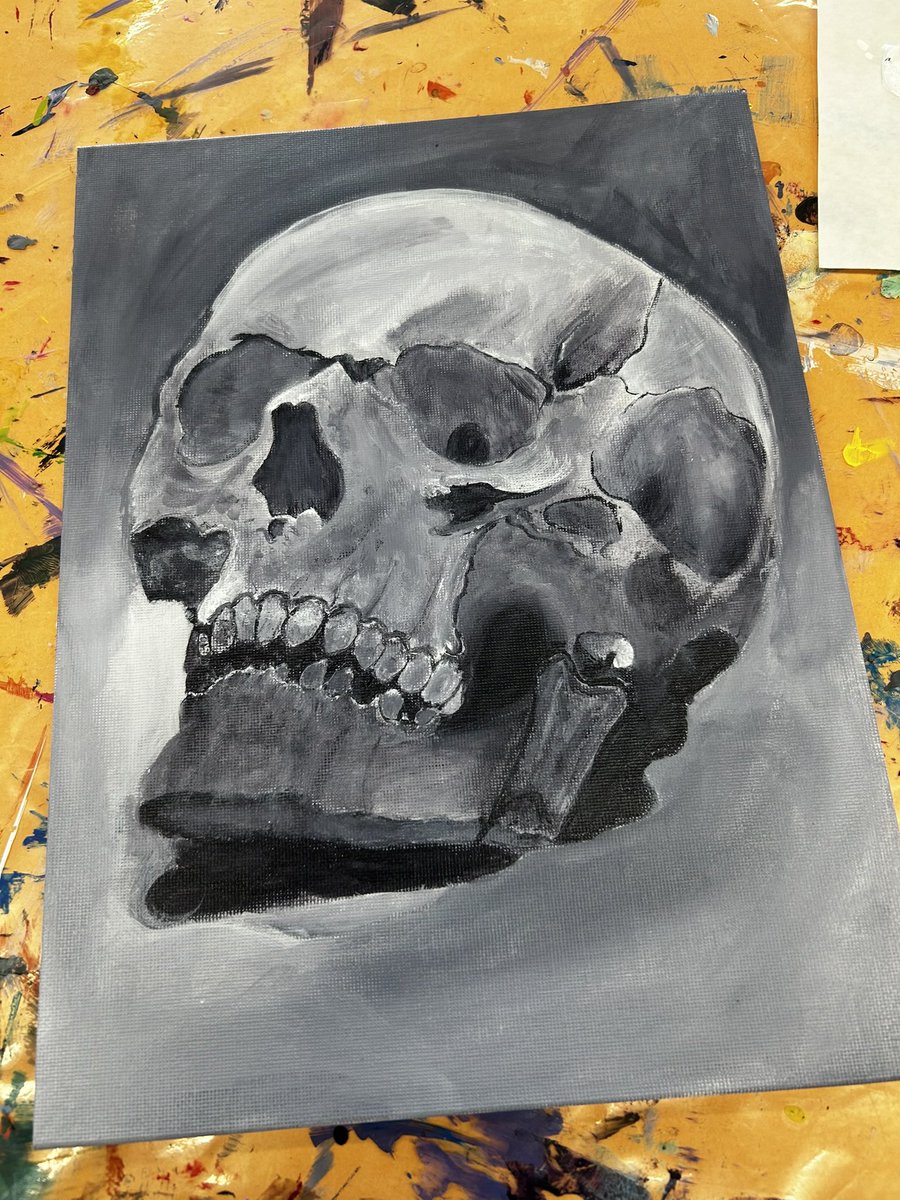 twinAmeliaM's tweet photo. Proud of my painting. I mixed and made all the colors used as well. I’m liking painting a lil more than drawing these days..
Current Interests:
Engineering, Art, Finance, Architecture.
Ok back to softball posts.
#art #painting #studentathlete #freehand #outlet #Halloween https://t.co/6rMv3MFPfY