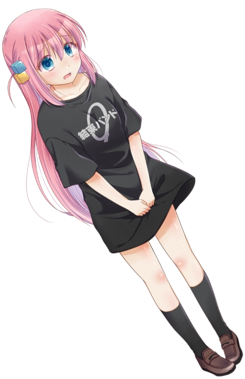 88ki_08's tweet photo. ←漫画の時に使ったぼっちちゃん
→本当はTシャツの襟首大きめにして肩落したかったのですが、最近のTシャツは襟首小さ目なので止めました😢 https://t.co/WGW5A8etkc