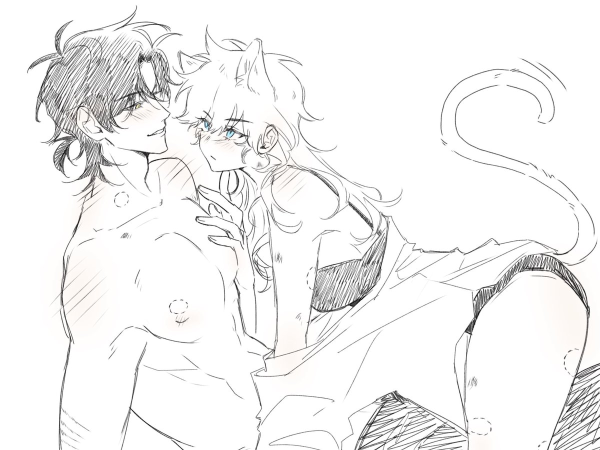 hannneeee08's tweet photo. femguang catguang bigcxs 😛😛

my commission, artist: danh #程光 https://t.co/EnQQOx2pUG