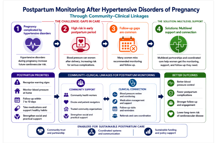 GarimaVSharmaMD's tweet photo. Out in @CircAHA our clinician's corner on Postpartum Monitoring for Hypertensive Disorders of Pregnancy Through Community-Clinical Linkages | Circulation
https://t.co/Wlw8cOaIHT
by @fmetlock @modeldoc @DrKLindley and me highlighting the importance of community care models in HDP https://t.co/5qOCnFMTPy