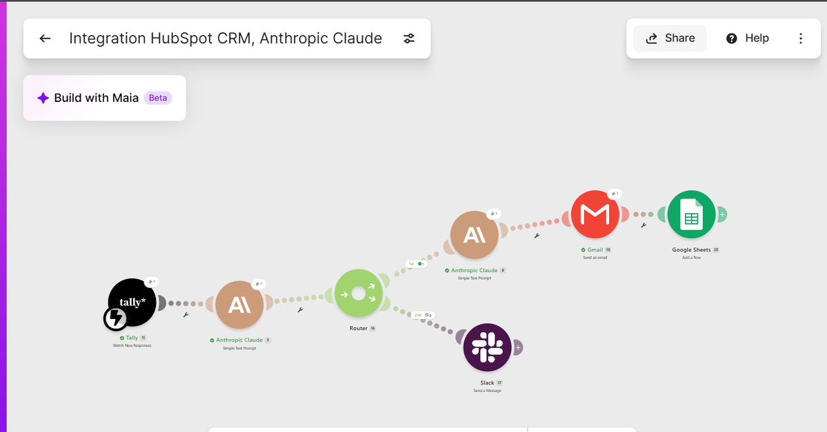 adewaleai's tweet photo. I Built a Speed-to-Lead automation with https://t.co/C6ASg80bMO ⚡
It automatically:
→ Qualifies incoming leads with AI
→ Emails qualified leads instantly
→ Alerts the team on Slack about unqualified leads
Less manual work. Faster response. Better lead management
#AIAutomation https://t.co/jgk6GY53aW