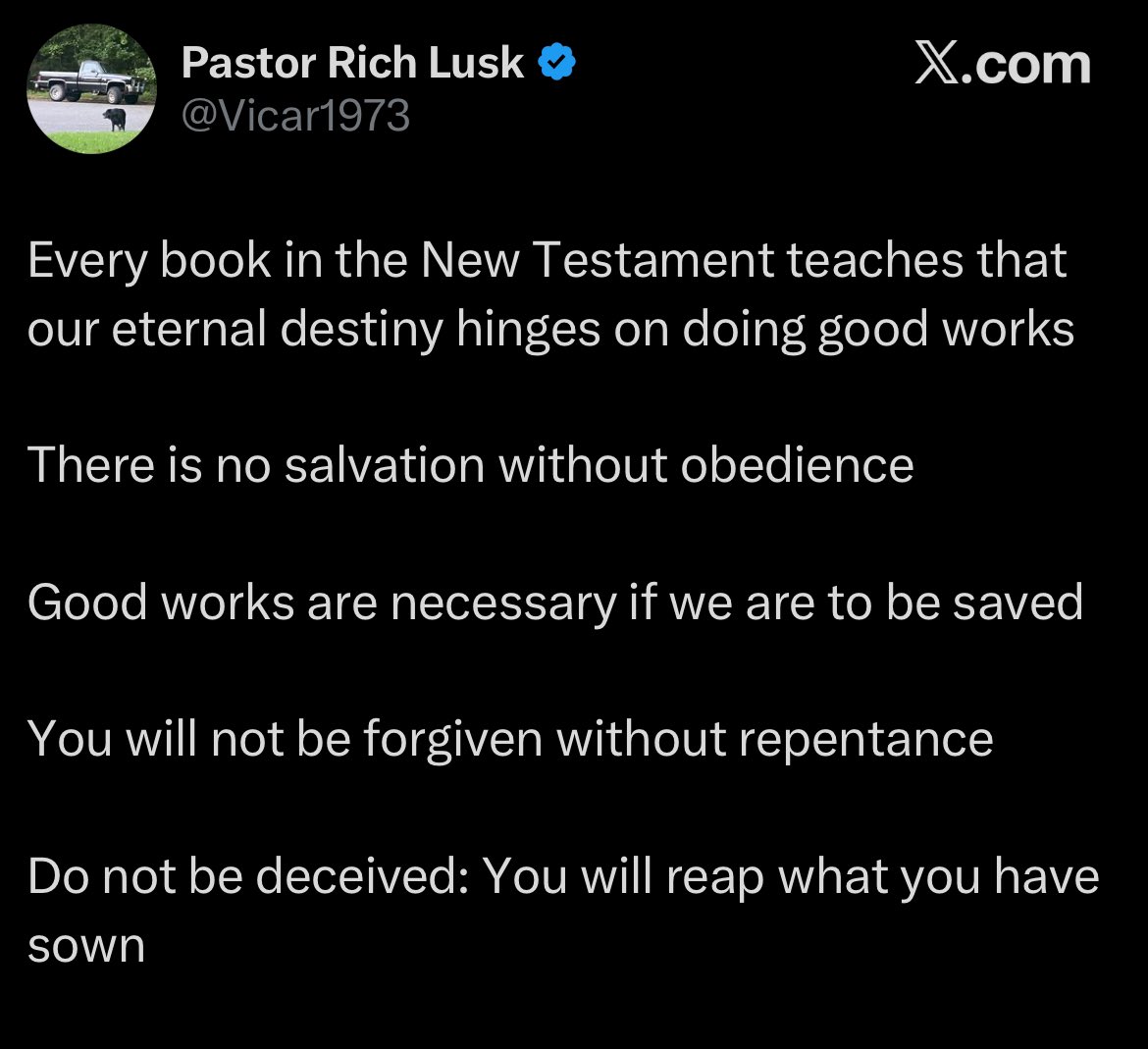 AngloNordid's tweet photo. @Finnegan1435321 I’ve noticed the pastors on here that teach works salvation also tend to be the most anti-White. Rotten tree produces rotten fruit. https://t.co/fbc0hy05Tn