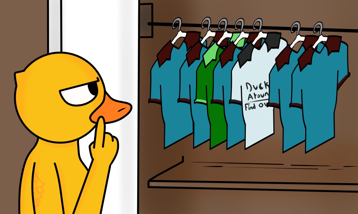 CleverIsStoopid's tweet photo. Daily Cluster #70

What should he wear? https://t.co/zjNOFc8rOz