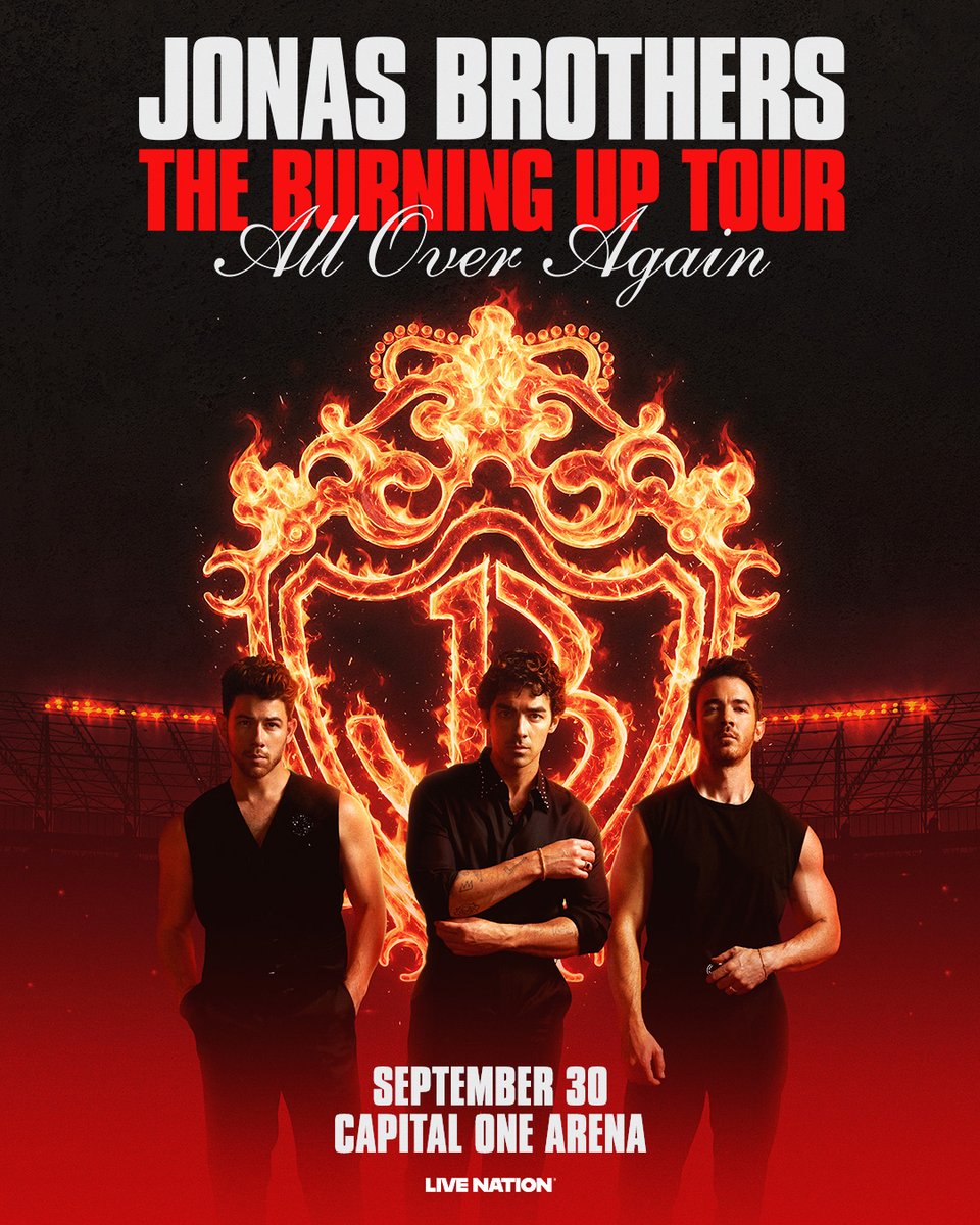 hot995's tweet photo. Donโt miss your chance to WIN A PAIR OF TICKETS TO @jonasbrothers at @CapitalOneArena on September 30th! ๐๏ธ
Enter Below โฌ๏ธ
https://t.co/pV6P79m4a7
#JonasBrothers #CapitalOneArena #WinTickets https://t.co/7BAhN39BGH