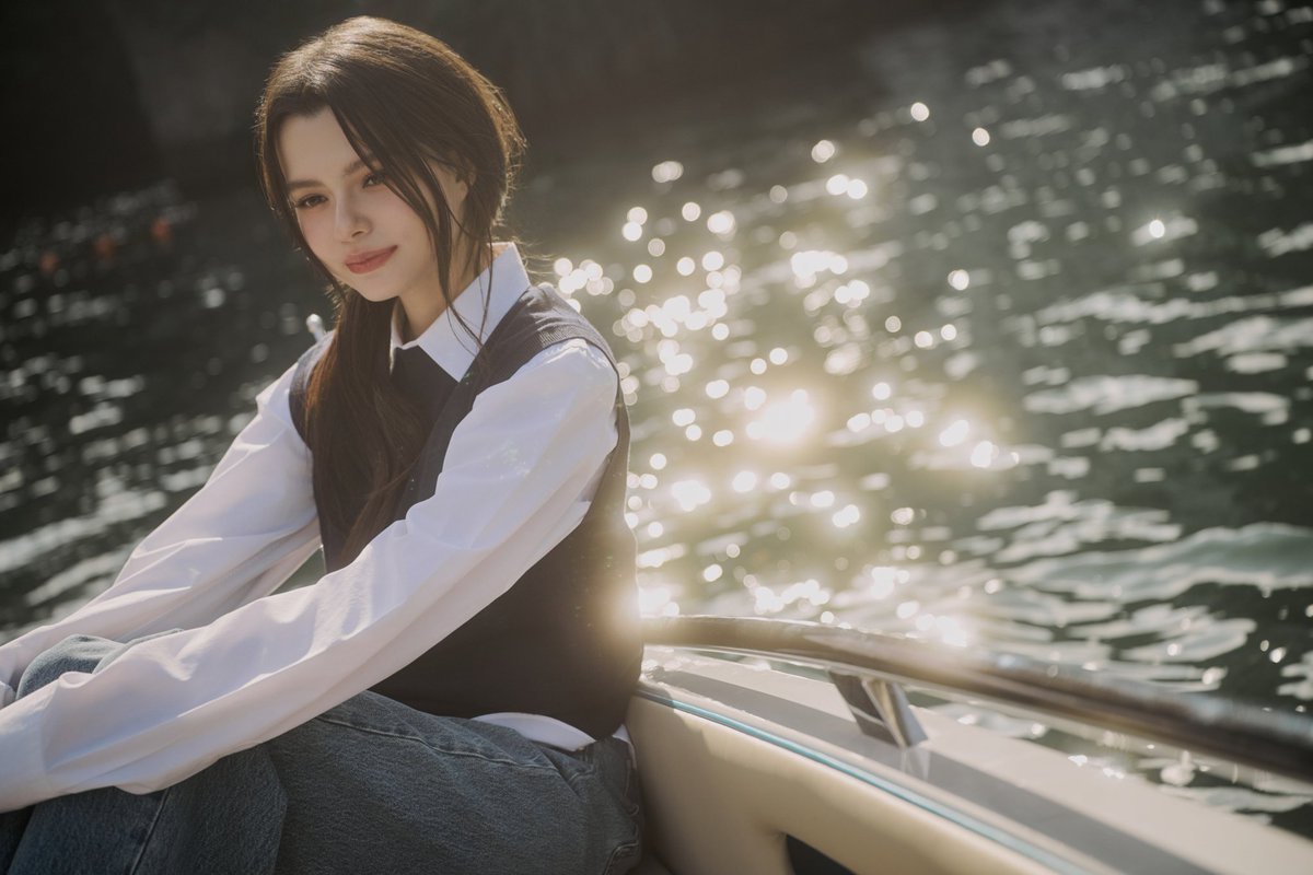 Xtrafillent's tweet photo. ลุควันสบายๆ ของ 'เบ็คกี้ รีเบคก้า' ณ Lake Como ก่อนร่วมชมแฟชั่นโชว์ TOD's Spring/Summer 2027 ในวันศุกร์ที่ 25 กันยายน เวลา 14.30 น. 

#BeckyxMFWTodsSS27 
#Tods #TodsSS27 
#beckysangels
#BeckyArmstrong 
#MilanFashionWeek https://t.co/MGzxulYtvD