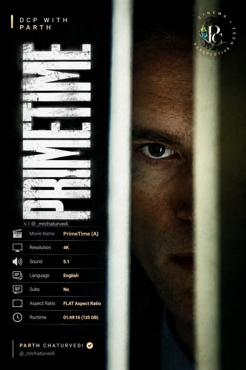 _mrchaturvedi's tweet photo. #Primetime - DCP Information
Star: Robert Pattinson | September 25, 2026
In cinemas near you (but a very limited release)
#DCPWithParth https://t.co/EZb8KA2A1r