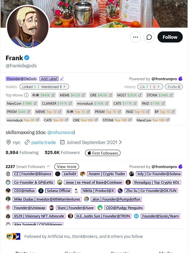 tivikable's tweet photo. Yo, so @frankdegods has been gatekeeping the strat this whole time 💀. Dude's just been on https://t.co/vGwTNlQXs4 cranking 1M+ every month. You ever heard of it?‍​‌‌‍ https://t.co/r9tYgwlGJw