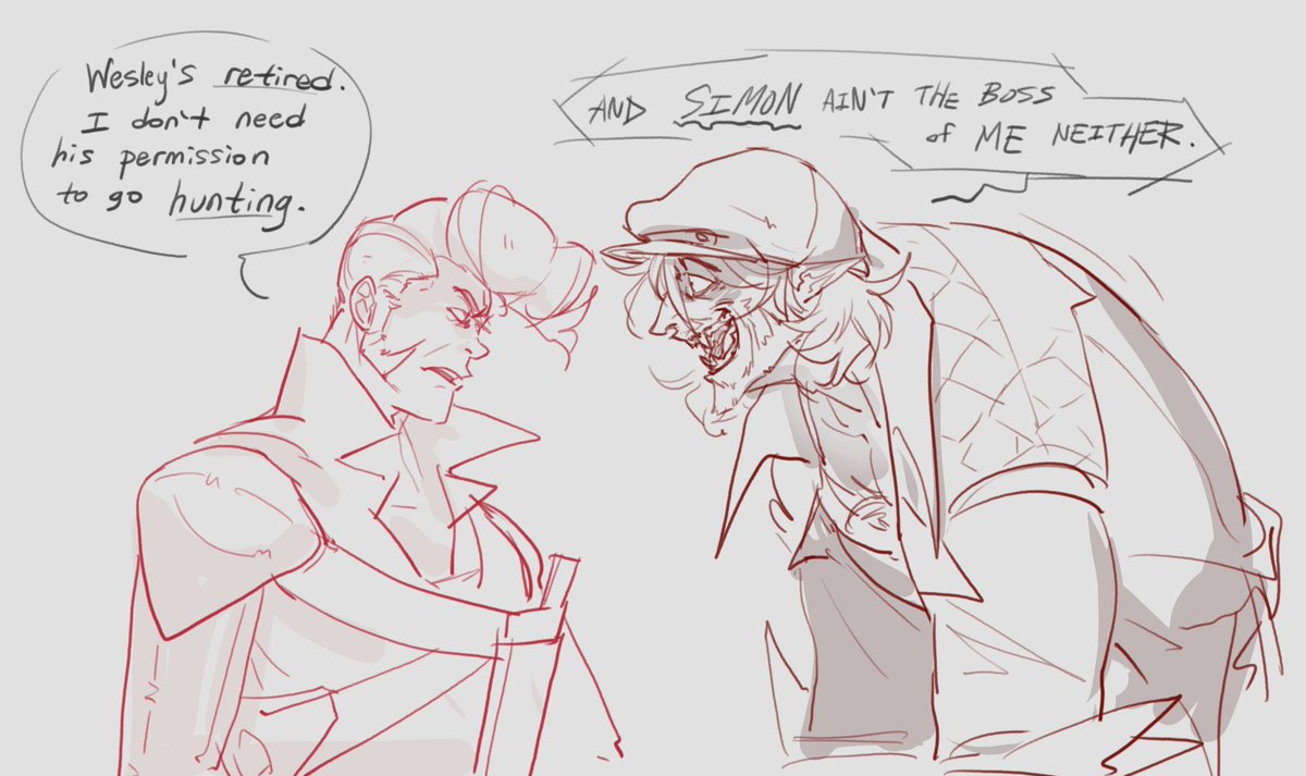 xandraarts's tweet photo. a friendly reunion ☺️ 

i dont wanna hashed of tagging. blindrage, shivter, whatever, https://t.co/rVQbUGipO0