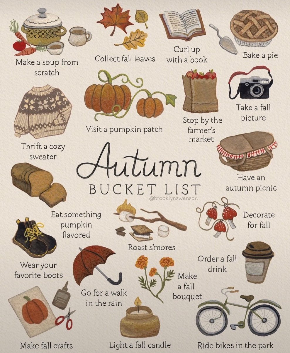 eaMoonbebe's tweet photo. Borrowed this: Autumn Bucket list 
#fall #autumn #FallVibes https://t.co/kTU9RhCygQ
