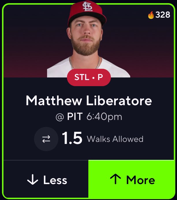 502_Slips's tweet photo. MLB ⚾️ POTD ☢️ 

Matthew Liberatore "O" 1.5 BB 🔥 

B2B ANYONE? 😈💹

📝 :
• Matthew is Over in 17/23 starts this szn with 75+ pitches thrown 💰 
• PIT have been pretty strong vs LHP in walks as they have in the top 12 for highest walk rate in the MLB ⚾️ 
• Matthew has a 5.5 K line currently so we should definetly see longer counts & more innings which is very good for BBs 💹
• 9 out of the 12 last LHPs have logged 2+ BB against PIT 🔥 

GRAB THE NUKE ☢️ PAIR 🍐 BELOW FOR 50% OFF USING CODE "502V3" ⤵️
https://t.co/yX0ZBLGZlM

#PrizePicks | #GamblingX | #MLB | #POTD