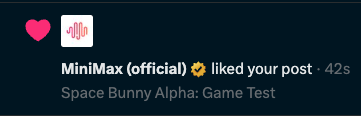 AdamHoltererer's tweet photo. Confirmed, Space Bunny Alpha is Minimax M3.1 https://t.co/iNwDkncySr