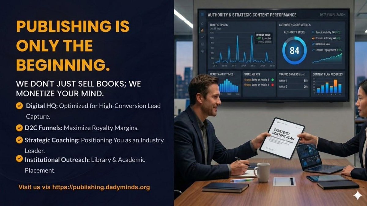 dadyminds's tweet photo. Start your publishing journey via https://t.co/Wu1AcuvloZ
#Publishing #Authorpreneur #GlobalDistribution #DADYMINDS #editing #AuthorSolutions #BookPublishing #Bookmarketing #Writingcommunity #ManuscriptSubmission #proofreading #coverdesign #formatting #callforauthors #books https://t.co/lTtpqOXgWB
