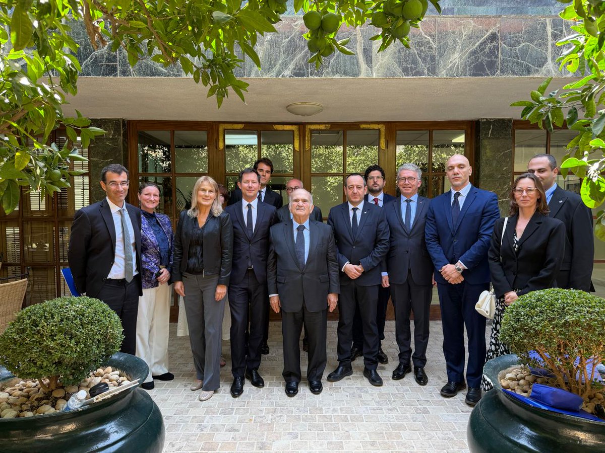 ep_diplomacy's tweet photo. Day 2 of the #DMAS delegation's mission to 🇯🇴 Jordan: Members held an interagency briefing on the situation in the region hosted by the Jordanian MFA @ForeignMinistry then exchanged with HRH Prince El Hassan bin Talal. 

They then headed to the @Parliament_Jo in Amman for the 13th EU-Jordan IPM, opened by the Speaker of the House H.E. Mazen Al Qadi and with Deputy Speaker Dr. Khamis Atieh. The day also included a meeting with H.E. Faisal Al Fayez, President of the @Senatejordan and an evening with civil society organisations. 

#parliamentarydiplomacy @fxbellamy @Chris_Gomart @EUinJordan @GeadisGeadi