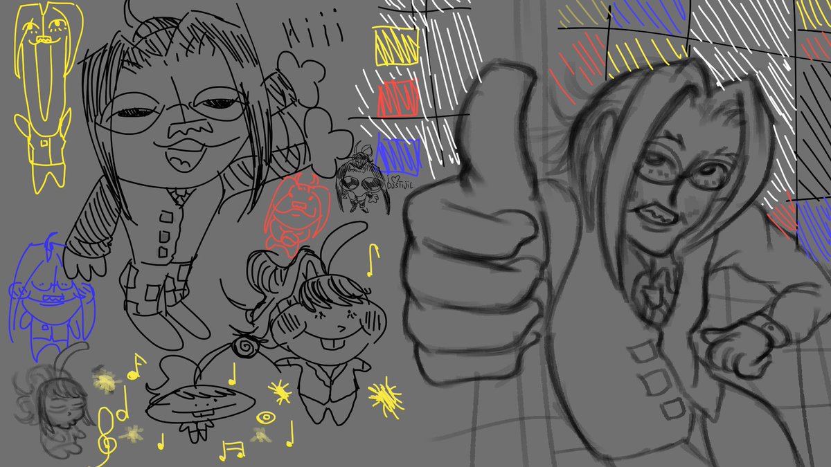 nekoarc44's tweet photo. Doodles i made from oc of @Dingy_is23 @ToseNeke https://t.co/IilarkLYuA