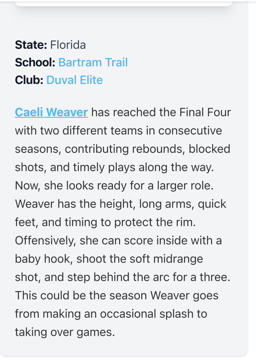 caelidweave's tweet photo. Thank you for the write-up @hunterkeithl. I am so ready!

@UWFCoachSLY @CoachAshB
@CoachHarris03
@CoachGibbs_WBB
@CoachAB34
@CoachMWalls_ @JoshuaEpperson @CoachKohlheim
@kimrosamond @SGreenman22
@coachtchat @shelbyboyle20
@coach_mo @DuvalElite
@Coachkaygee https://t.co/wf55hIWleP