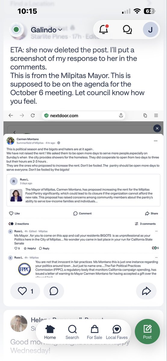 watch_du80548's tweet photo. You know your political career is in peak form when you're the Mayor of Milpitas getting utterly ratioed on Nextdoor by a guy reminding the entire neighborhood you came in dead last for State Senate. Log off, Carmen. Itβs over. #MAGA #BirdsOfAFeather #KitchenNightmares #MilpitasNightmares #WinWithWendy
ππΏποΈπ#TheBestIsYetToCome π»