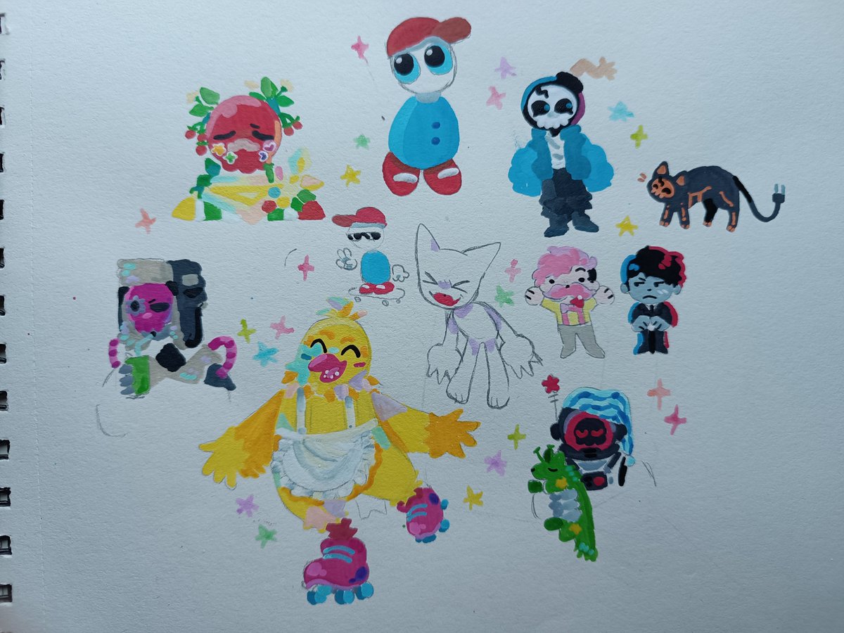 End3rM0cha's tweet photo. Bullshit I drew in class instead of working yay https://t.co/c5nz8nAQl0
