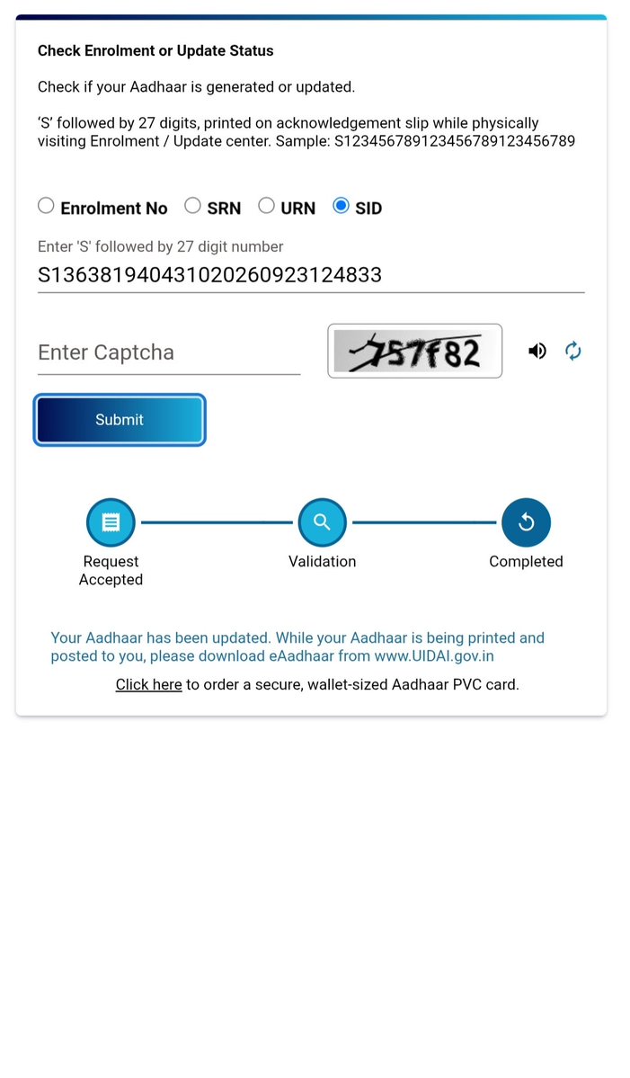 foreverindian99's tweet photo. Apply for update address change both application done in same date and time without error. still one is completed and other is under process. why this is delay. Your system is worst ever. only try to take money from public.
@UIDAI https://t.co/W2ajoJl4go