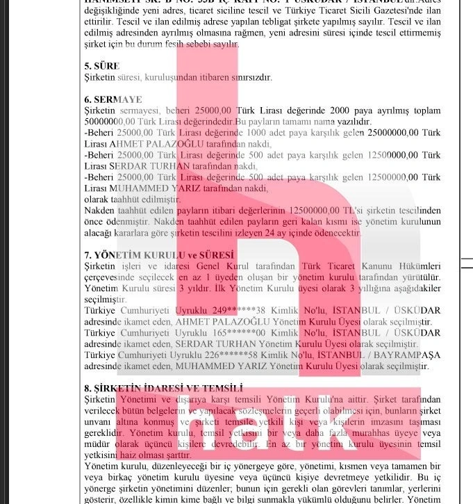 hakanuludaggzt's tweet photo. FON VURGUNCULARI, CÜBBELİ AHMET'İN DÜNÜRÜYLE İSLAMİ TERMAL OTEL İNŞA EDİYORMUŞ

Pusula Finans Holding'in tutuklanan 2 ortağı Muhammed Yarız ve Serdar Turhan, kamuoyunda Cübbeli Ahmet adıyla bilinen Ahmet Mahmut Ünlü'nün dünürüyle Bolu Karacasu'da 229 odalı İslami termal otel inşa ediyormuş.

Katılımevim ve Birevim'de on binlerce ailenin kurduğu hayalleri suya düşüren Muhammed Yarız ve Serdar Turhan'ın, Cübbeli Ahmet'in dünürü Ahmet P. ile bir şirket kurduğu, şirketin sermayesinin ise 50 milyon TL olduğu belirtiliyor.

Yerel basındaki haberlere göre otelin proje bedeliyse 2,6 milyar lira.

OTEL İNŞAATI ASKIDA

Fon vurgunu soruşturması kapsamında Muhammed Yarız ve Serdar Turhan'ın mal varlıklarına el konuldu. Bu yüzden, Bolu'ya yapılması beklenen otelin inşaatı da askıya alındı.

Cübbeli Ahmet'in dünürü ise söz konusu haberle ilgili "Şirket ile ilgim yok" mesajını iletmiş.