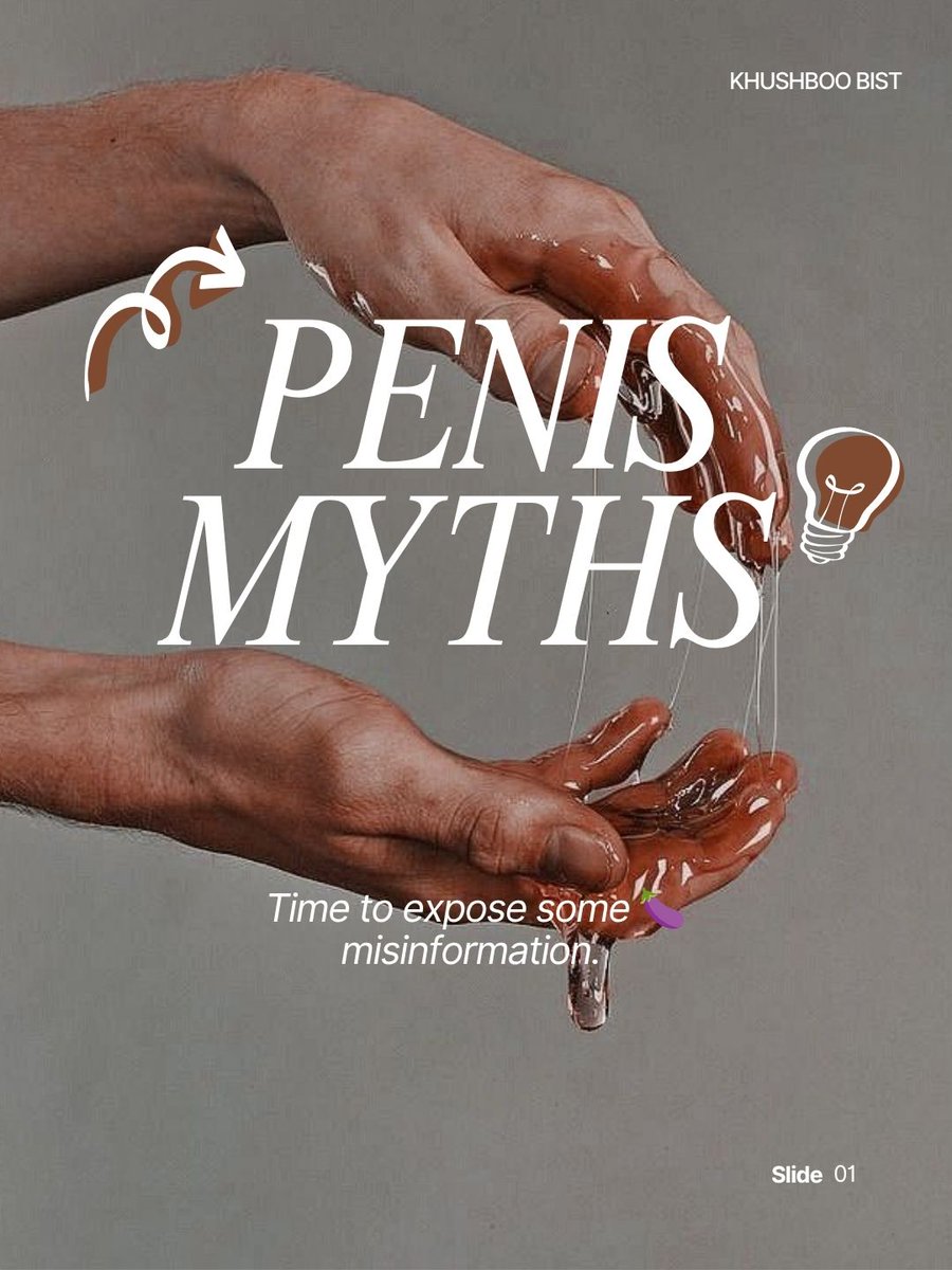 khushboobistt's tweet photo. Think you know the truth about penis size, masturbation, and enlargement? 👀
The internet has plenty of claims, but not all of them are trustworthy.
#penismyths #sexualhealth #menshealth #sexeducation #mythbusting https://t.co/rAszBZuDbM