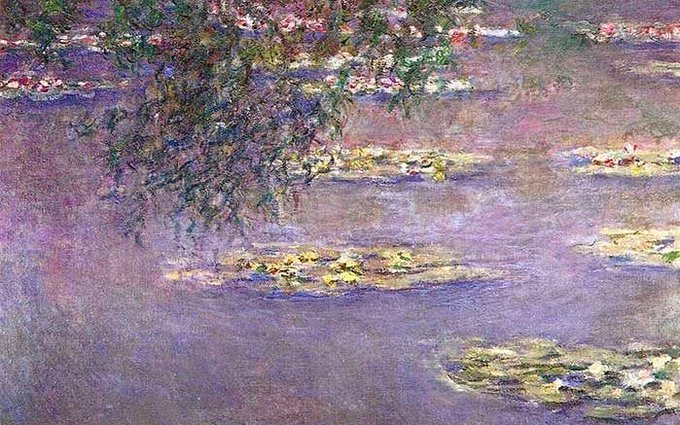 Havenlust's tweet photo. Shades of purple in Claude Monet’s paintings https://t.co/5Te78TmbTA