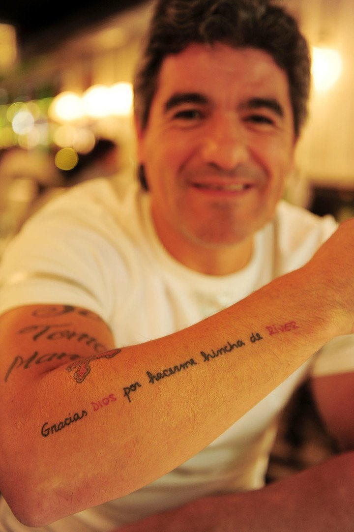 tomasblase's tweet photo. Llevar a River en la piel. https://t.co/D7GANrFPoI