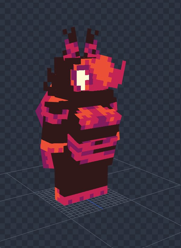 cinnajaky's tweet photo. Idk if I showed this before on here but she’s in Minecraft now https://t.co/HNP6dlnUrr