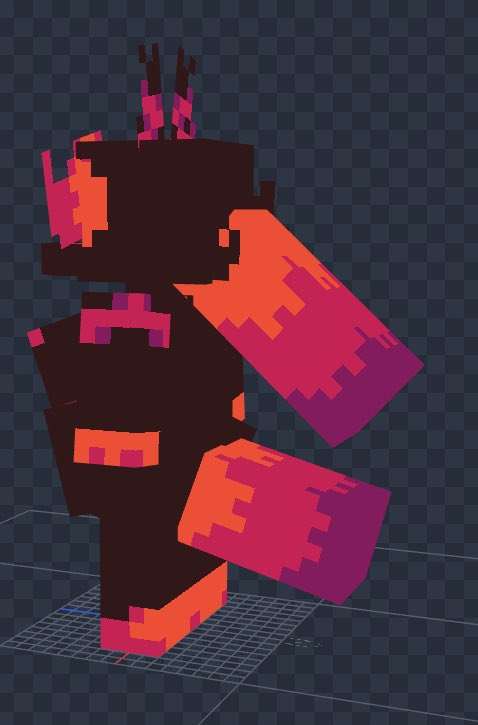 cinnajaky's tweet photo. Idk if I showed this before on here but she’s in Minecraft now https://t.co/HNP6dlnUrr