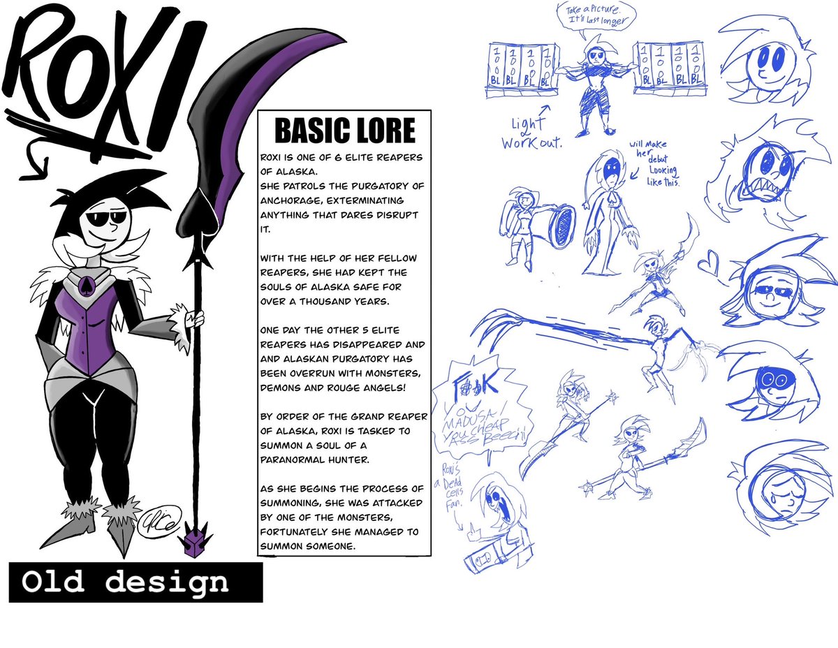 CurT00n907's tweet photo. I just realized that I haven’t posted in a hot minute.
Let’s fix that real quick.

Soooo here’s a a redesign of my character, Roxi.
The lore details in the old design is still canon.

More characters, coming soon.

K, that’s it see ya. https://t.co/3PTcutNt4k