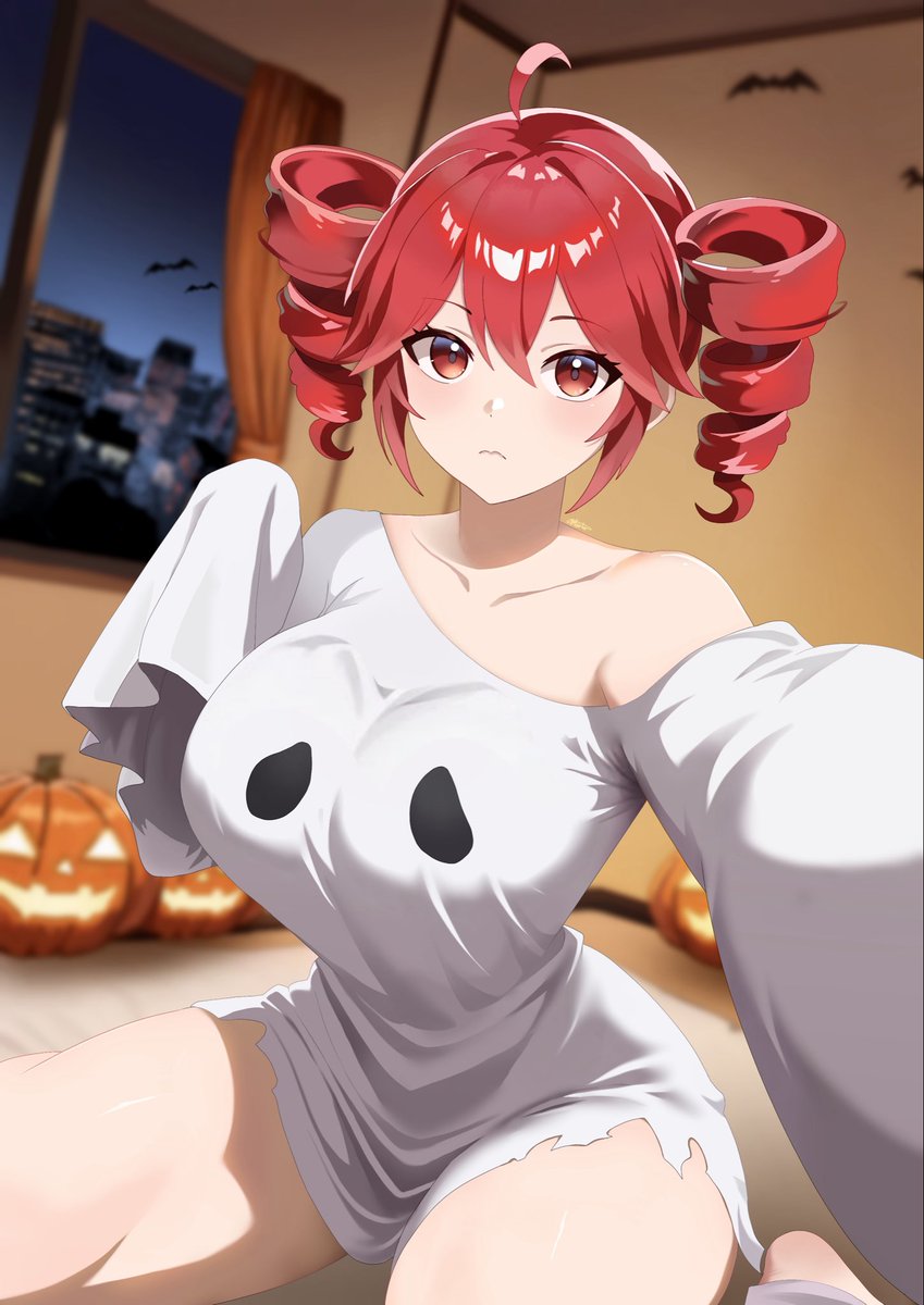 Marta_creative3's tweet photo. Teto Kasane 🎃✨ #重音テト #kasaneteto #teto  #印 #vocaloid https://t.co/jCHTlJUEGl
