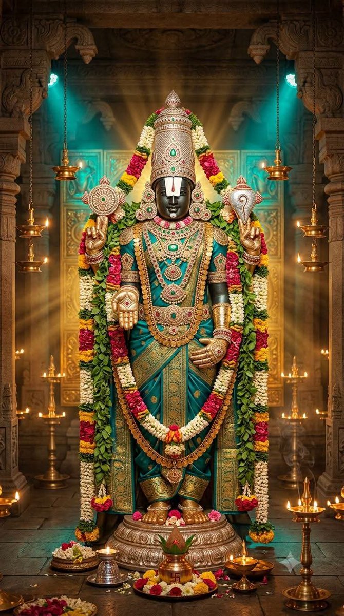 mahijamwal0404's tweet photo. Lord Venkateswara Balaji Darshan Jai Shri Hari 🙏🪷 https://t.co/lOFv0jSBGY