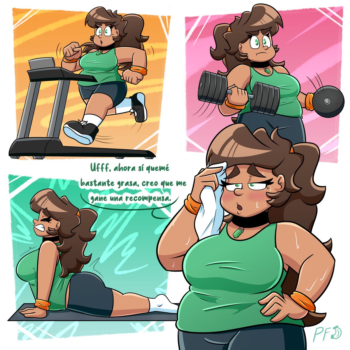 PltanoFrito's tweet photo. "Abigail's Workout Routine"

Abigail always tries to exercise as much as she can and eat well to lose weight... or at least she tries. https://t.co/kEPkXKHmwC