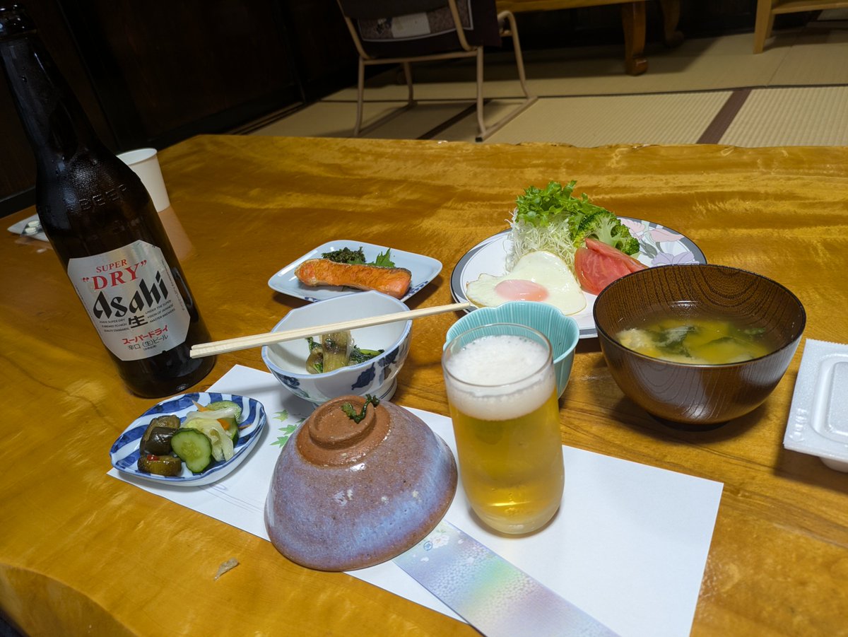 SasaShu's tweet photo. ウテシの夢　朝酒 https://t.co/n5rjjvMHgB