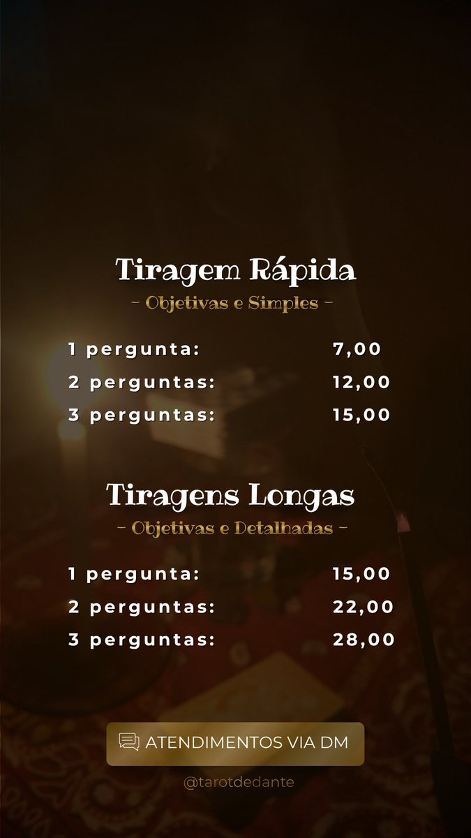 tarotdedante's tweet photo. ⋆˚꩜｡ mesa aberta para atendimentos imediatos.

• atendimentos via dm ou pelo wpp
https://t.co/sTpJ5TsI0L
• horário de atendimento das 10:00 às 22:00

🏷️: tarot, tarotwt, cartomante, cartomancia, leitura, leitura barata, mesa aberta, tiragem, tarotista iniciante https://t.co/xQclo1tkna