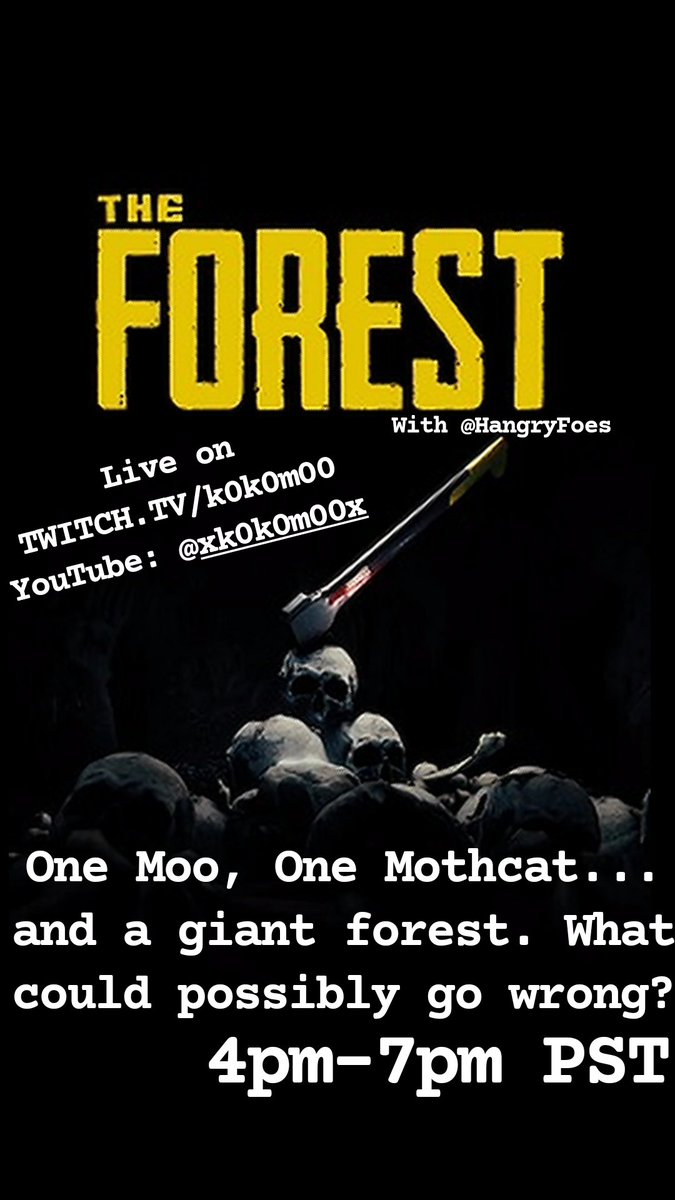 xK0K0M00x's tweet photo. I'm back~ Still kinda sick, but I got asked to kick it. So here I am.
You know what to do 😉
K0K0M00 💜🐮
#streamer #twitch #girlgamer #youtube #ENVtuber #cow #cowvtuber #theforest #collab #vtuber https://t.co/I6yTFxanm1