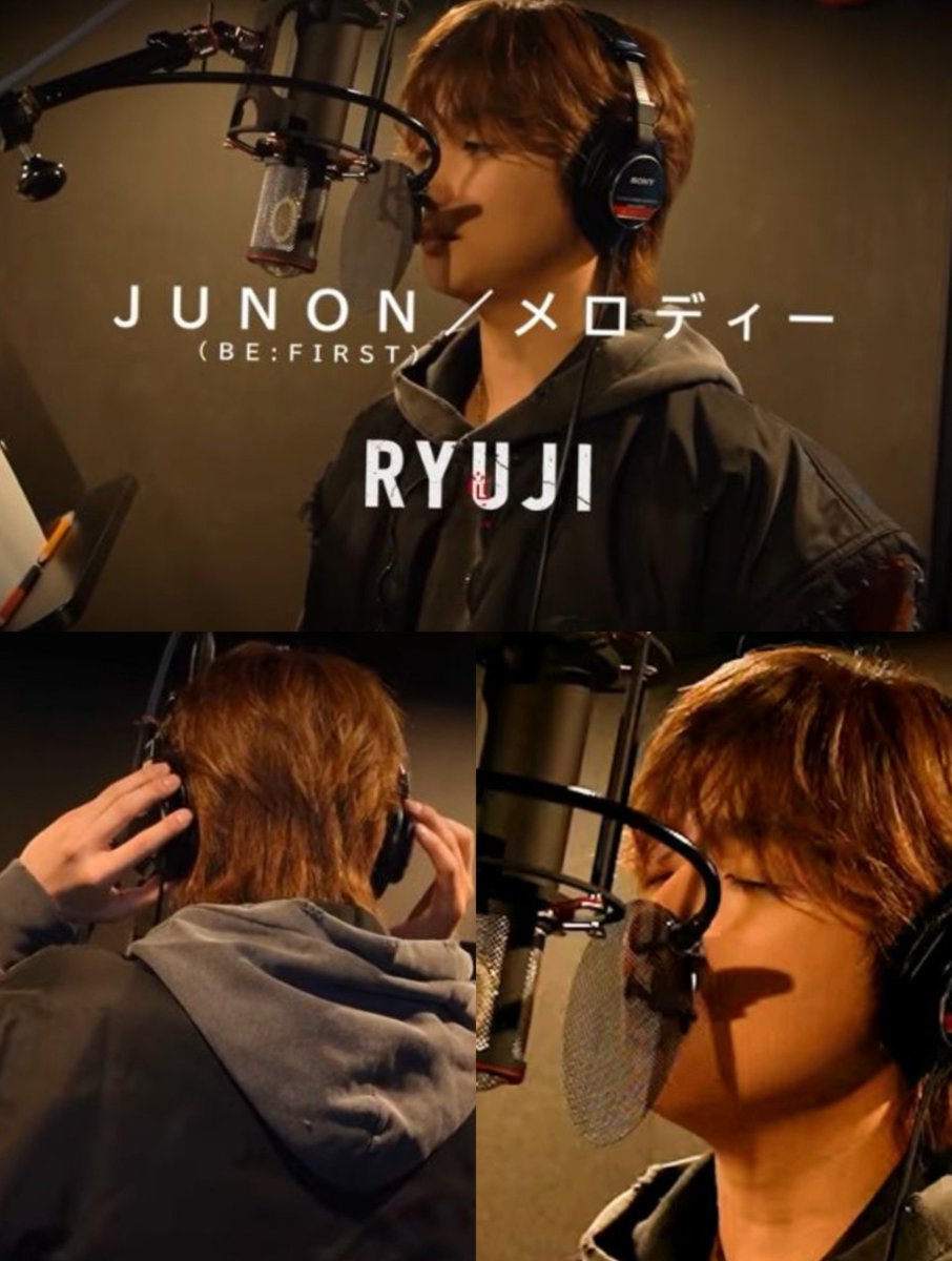 wanchanso1998's tweet photo. JUNON カバー
「メロディー」きたー😭🎶
レコーディング風景ありがとうございます🥹
優しくて切なくて美しい歌声✨✨✨
レコ風景のフル音源欲しい🙏🙏🙏

🔗https://t.co/LzWVqYibrB…

#映画RYUJI #映画竜二
#BEFIRST #JUNON https://t.co/Sp6LW5lgV4